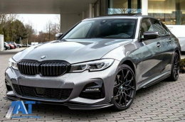 Prelungire Bara Fata Negru Lucios compatibil cu BMW Seria 3 G20 Sedan G21 Touring (2018-) M Sport-image-6084664