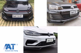 Prelungire Bara Fata Negru Lucios compatibil cu VW Golf 7 GTI 7.5 GTI & R (2013-2020)-image-6086454