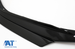 Prelungire Bara Fata si Extensii Praguri Laterale compatibil cu BMW Seria 3 G20 Sedan G21 Touring (2018-up) M Sport Negru Lucios-image-6084952