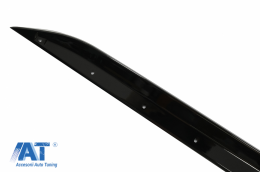 Prelungire Bara Fata si Extensii Praguri Laterale compatibil cu BMW Seria 3 G20 Sedan G21 Touring (2018-up) M Sport Negru Lucios-image-6084959