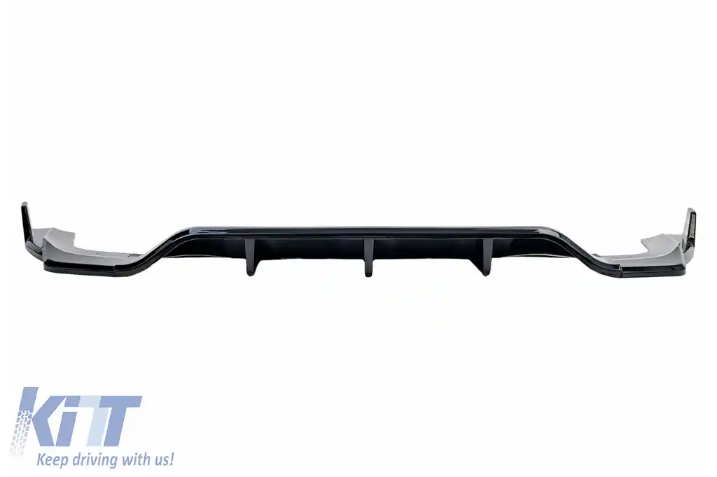 Prelungire Bara Spate compatibil cu Mercedes GLC Coupe C254 Sport Line (2022-2027) Negru Lucios-image-6278435