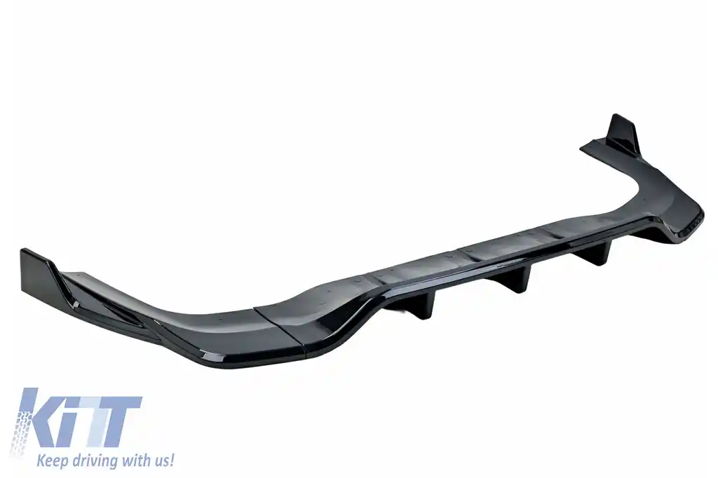 Prelungire Bara Spate compatibil cu Mercedes GLC Coupe C254 Sport Line (2022-2027) Negru Lucios-image-6278436