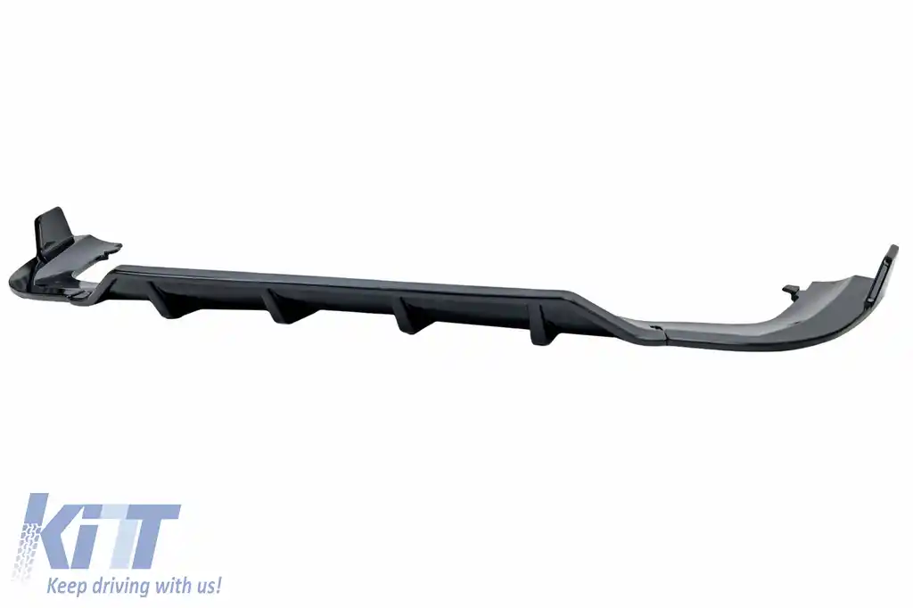 Prelungire Bara Spate compatibil cu Mercedes GLC-Class X254 SUV Sport Line (2022-2027) Negru Lucios-image-6278429