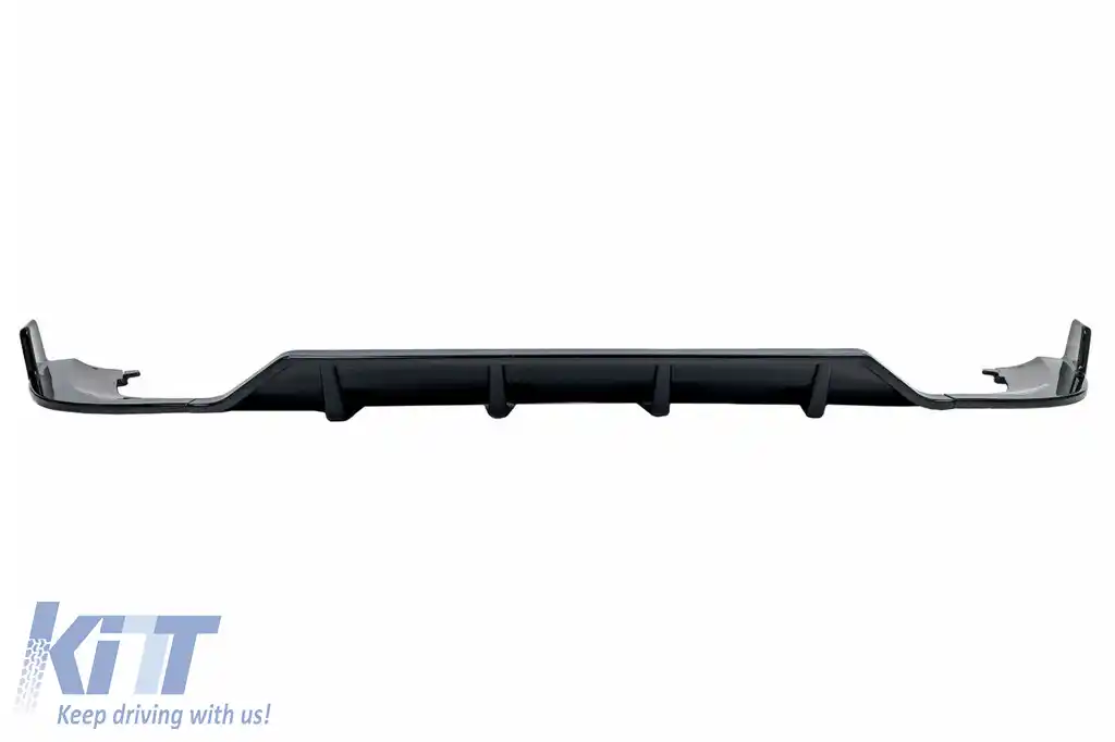 Prelungire Bara Spate compatibil cu Mercedes GLC-Class X254 SUV Sport Line (2022-2027) Negru Lucios-image-6278430