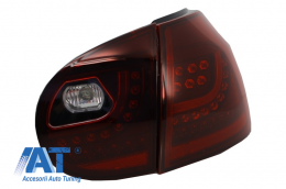 Prelungire Bara Spate cu Sistem de evacuare si Stopuri LED compatibil cu VW Golf 5 V (2003-2007) R32 Look-image-6084560