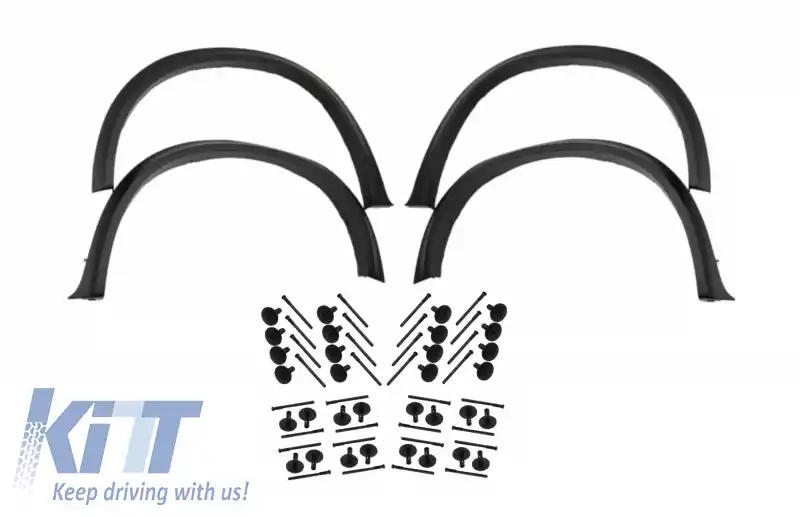 Prelungiri Aripi Extensii Aripi cu Set 32 Piese Clipsuri compatibil cu BMW X5 E70 (2007-2013) M-Design