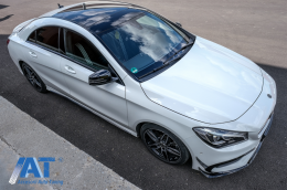Prelungiri Bara Fata compatibil cu Mercedes CLA W117 Facelift (2016-2018) CLA45 Design Negru Lucios-image-6072930