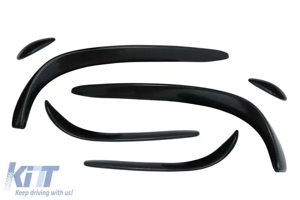 Prelungiri Bara Fata compatibil cu Mercedes C-Class W205 S205 C205 A205 (2015-2018) C43 Design Negru Lucios