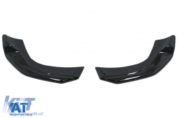 Prelungiri Extensii Bara Spate compatibil cu Mercedes A-Class W177 A35 A45 Hatchback (2018-up) Negru Lucios-image-6091210
