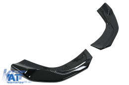 Prelungiri Extensii Bara Spate compatibil cu Mercedes A-Class W177 A35 A45 Hatchback (2018-up) Negru Lucios-image-6091211