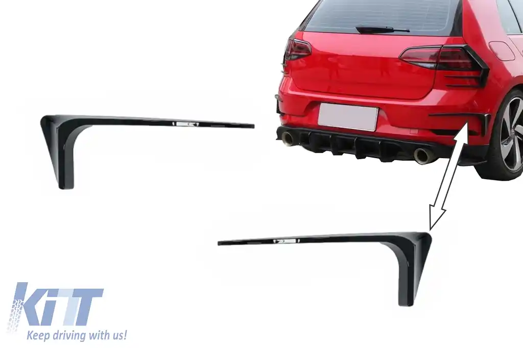 Prelungiri Extensii Splitere Bara Spate compatibil cu VW Golf 7.5 (2017-2019)
