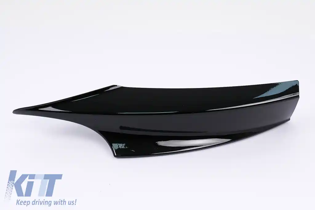 Prelungiri Laterale Bara Fata compatibil cu BMW Seria 3 F34 GT (2013-2020) Negru Lucios-image-6100578