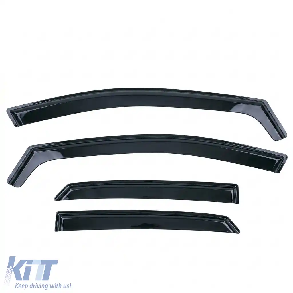 Premium Windabweiser Regenabweiser 4-teilig Negru potrivit pentru Ford Puma din 2019-image-6264233