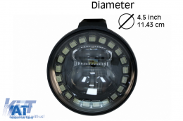 Proiectoare ceata LED compatibil cu Motociclete BMW R1200GS / ADV K1600 / R1100GS / F800GS-image-6090419