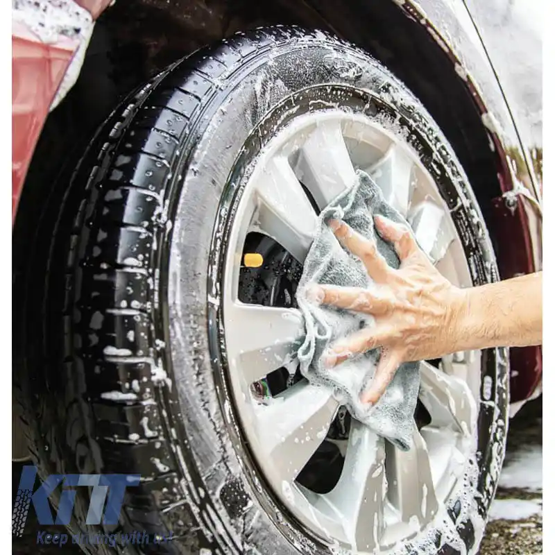 Prosoape din microfibră reutilizabile Feral Detailing Pro 30 x 30 cm, 45 bucăți pe rolă-image-6315393