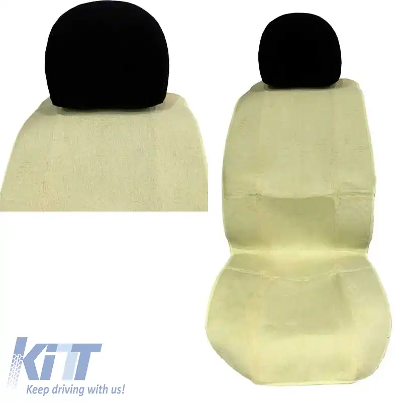 Prosoape pentru pernele frontale ale scaunelor Super Fresh Verde Deschis 2 Bucăți-image-6295804