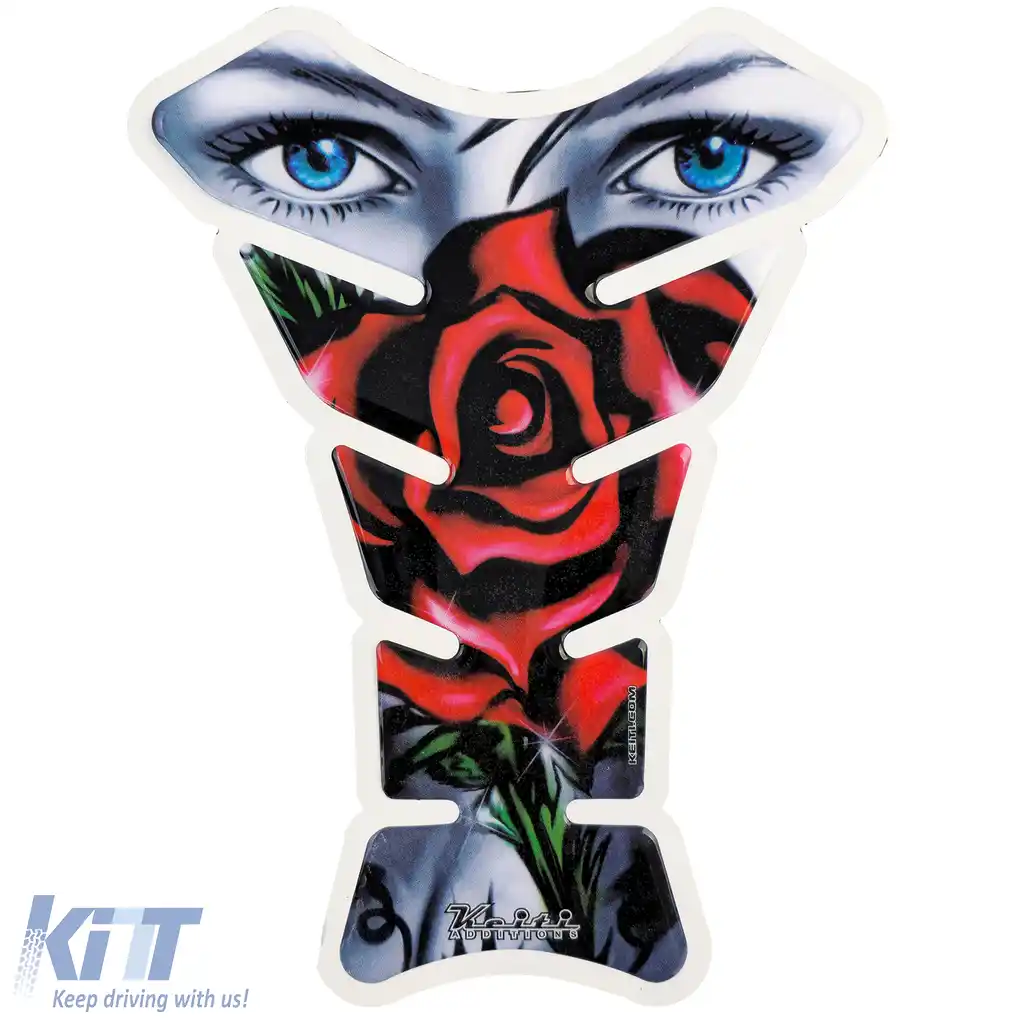 Protecție împotriva zgârieturilor pentru rezervor motocicletă Rose Eyes Keiti KT8140, potrivită pentru Honda, Kawasaki, Suzuki