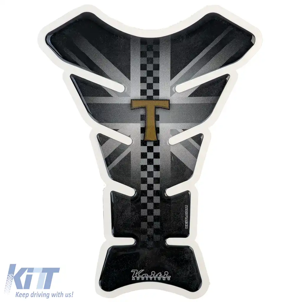Protecție împotriva zgârieturilor pentru rezervor motocicletă Triumph T Black Keiti TTR-703