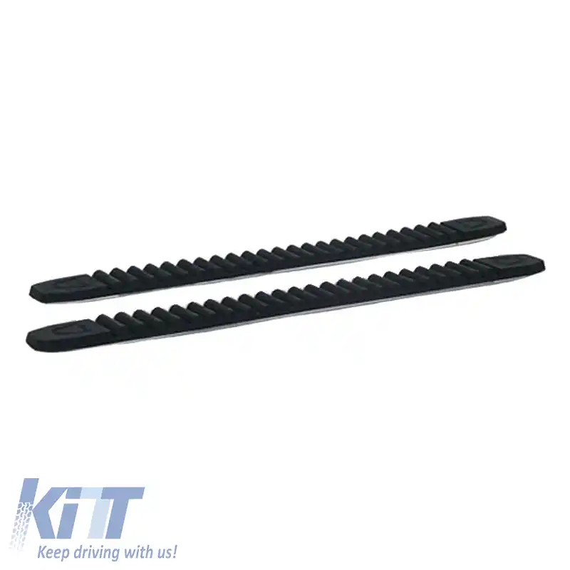 Protecție pentru bara de protecție 50cm x 4.9cm Mată Neagră 4 Pcs Bandă Lohmann-image-6293953