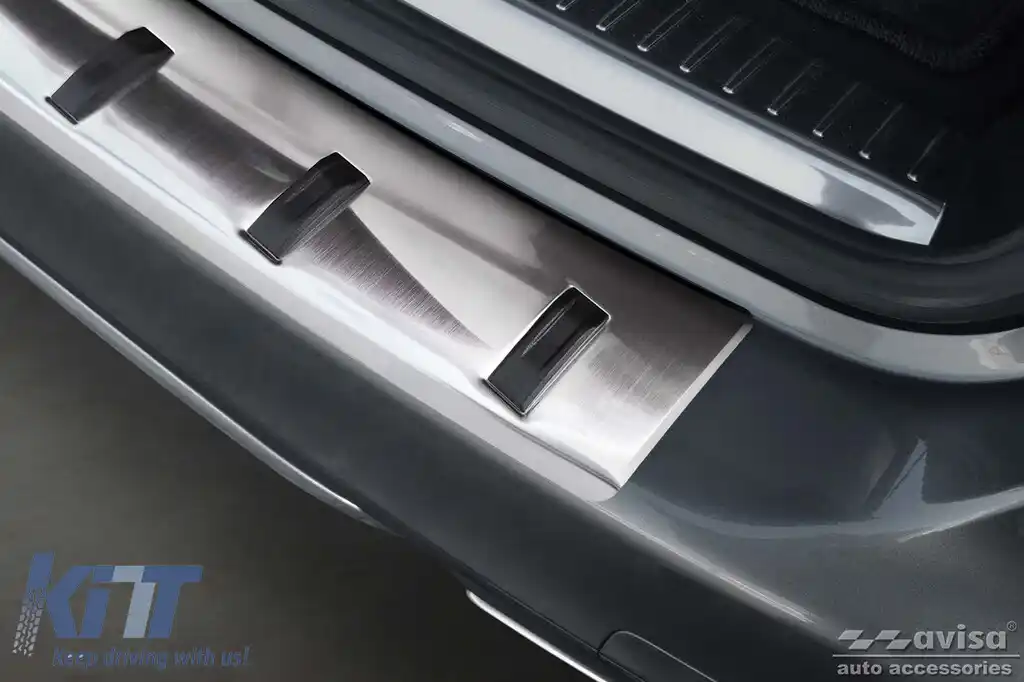 Protector Avisa întărit, potrivit pentru bara de protecție din spate a Mercedes C-Class W205 break 2014-2021, crom-image-6212021