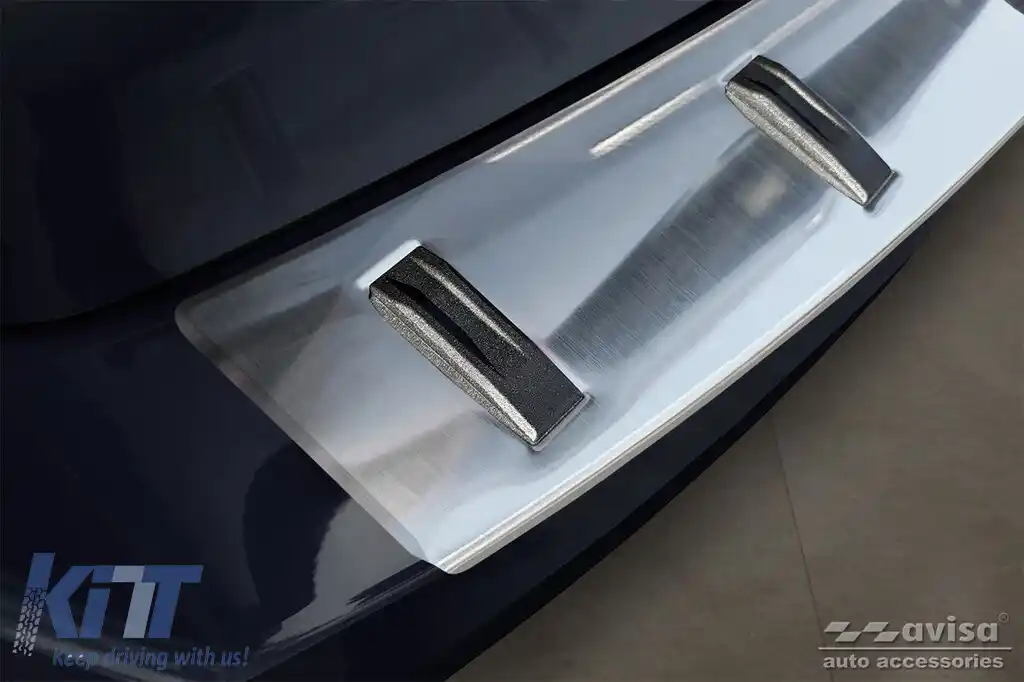 Protector Avisa întărit, potrivit pentru bara de protecție din spate a Skoda Octavia Combi 2016-2019, crom-image-6212025