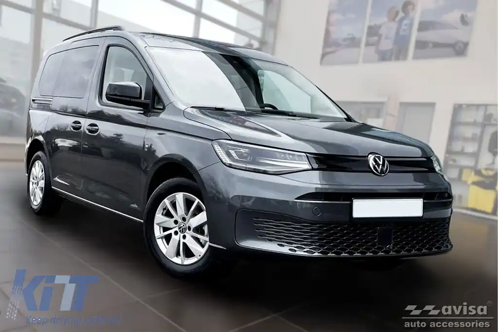 Protector Avisa întărit, potrivit pentru bara de protecție spate a Volkswagen Caddy după 2020, crom-image-6212045