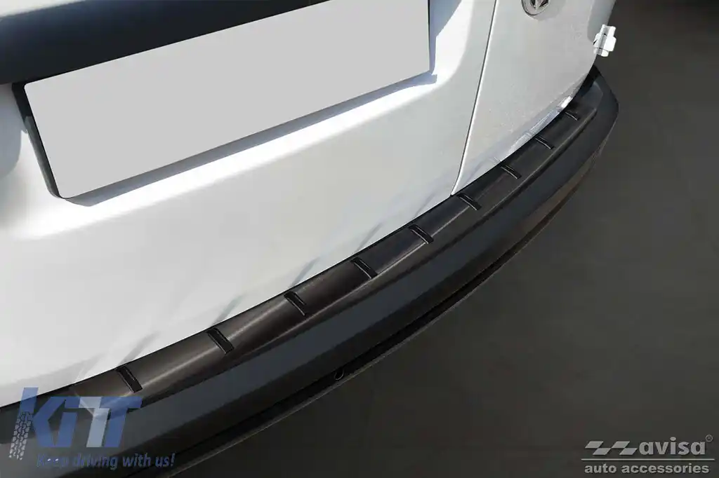 Protector Avisa întărit, potrivit pentru bara de protecție spate a Volkswagen Caddy 2003-2020, Caddy Maxi 2003-2015, după 2015, negru-image-6212053