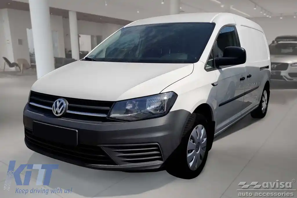 Protector Avisa întărit, potrivit pentru bara de protecție spate a Volkswagen Caddy 2003-2020, Caddy Maxi 2003-2015, după 2015, negru-image-6212058