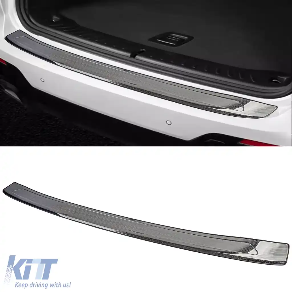 Protector de bara din otel inoxidabil negru potrivit pentru BMW X3 G01 din 17