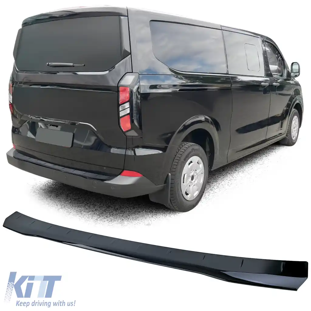 Protector de bara negru lucios, potrivit pentru Ford Tourneo Transit Custom din 23