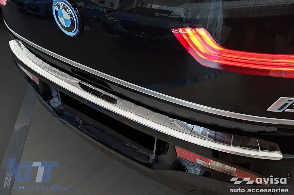 Protector de bara spate Avisa potrivit pentru BMW i3 dupa 2017, crom-image-6129553