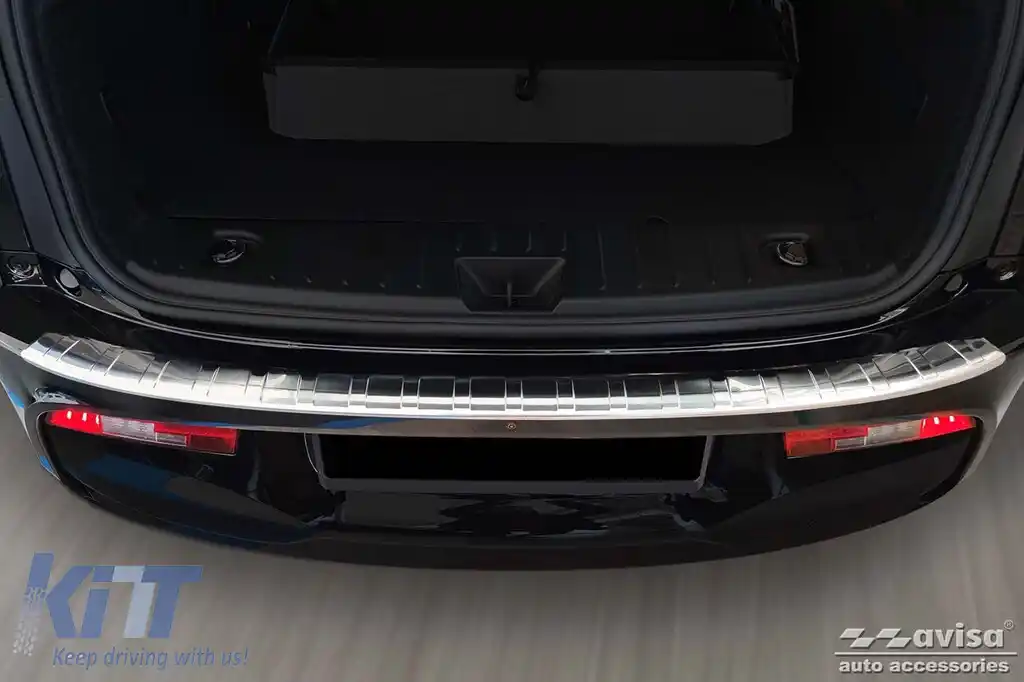 Protector de bara spate Avisa potrivit pentru BMW i3 dupa 2017, crom-image-6129554