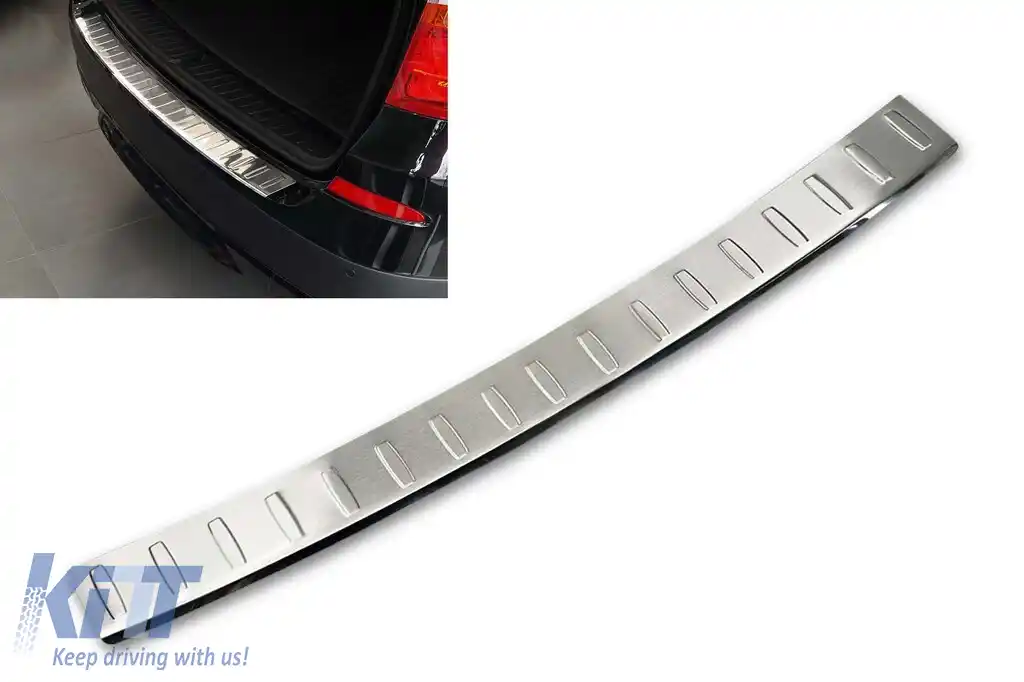 Protector de bara spate Avisa potrivit pentru BMW X3 F25, M-Sport 2010-2014, crom