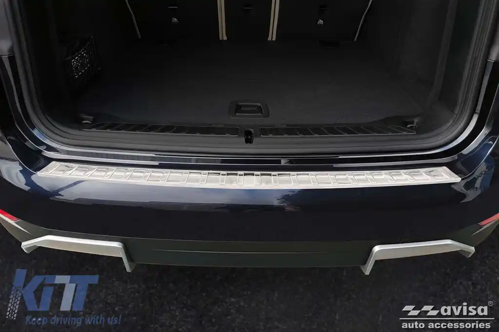 Protector de bara spate Avisa potrivit pentru BMW iX G08 după 2020, crom-image-6211751