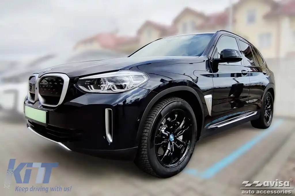 Protector de bara spate Avisa potrivit pentru BMW iX G08 după 2020, crom-image-6211755