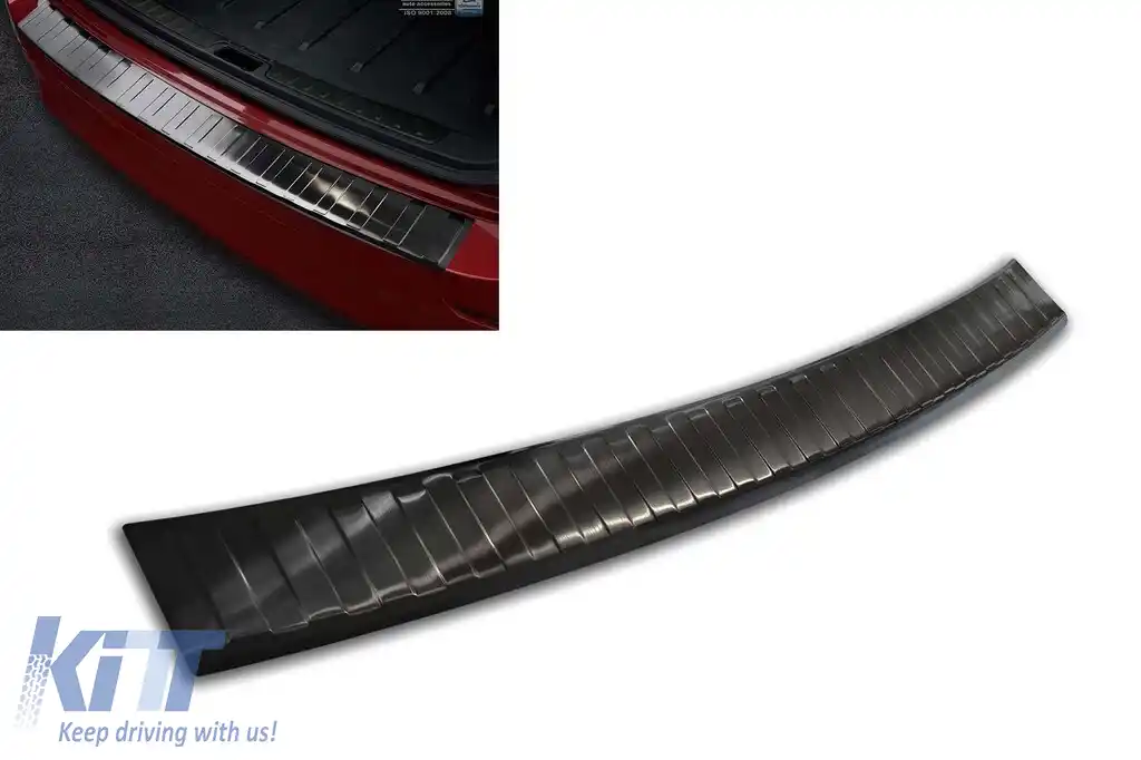 Protector de bara spate Avisa potrivit pentru BMW X6 E71 2009-2014, lac negru