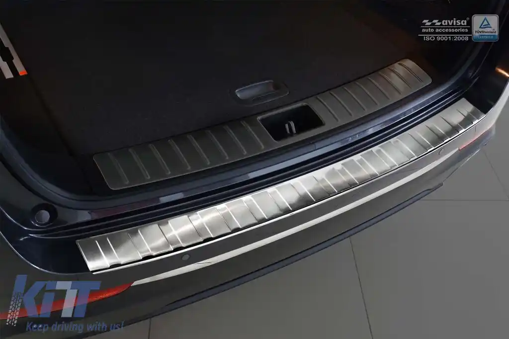 Protector de bara spate Avisa potrivit pentru Kia Optima break 2016-2018, după 2018, crom-image-6211708