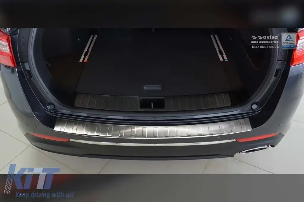 Protector de bara spate Avisa potrivit pentru Kia Optima break 2016-2018, după 2018, crom-image-6211709
