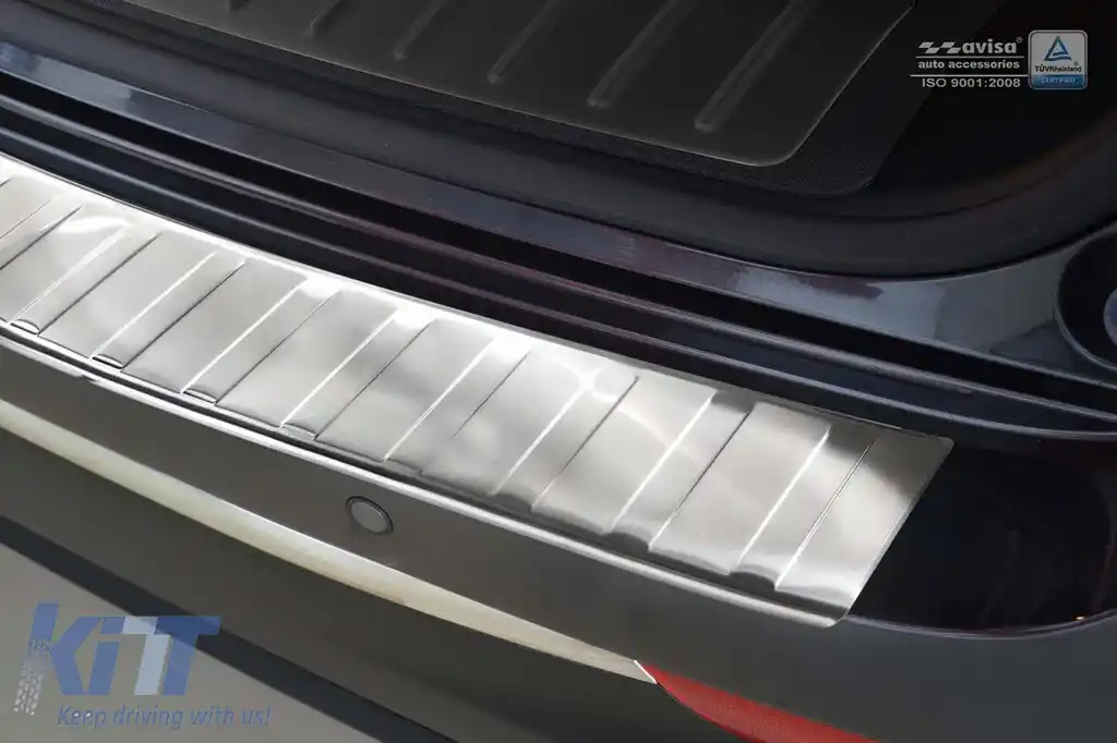 Protector de bara spate Avisa potrivit pentru Kia Optima break 2016-2018, după 2018, crom-image-6211711