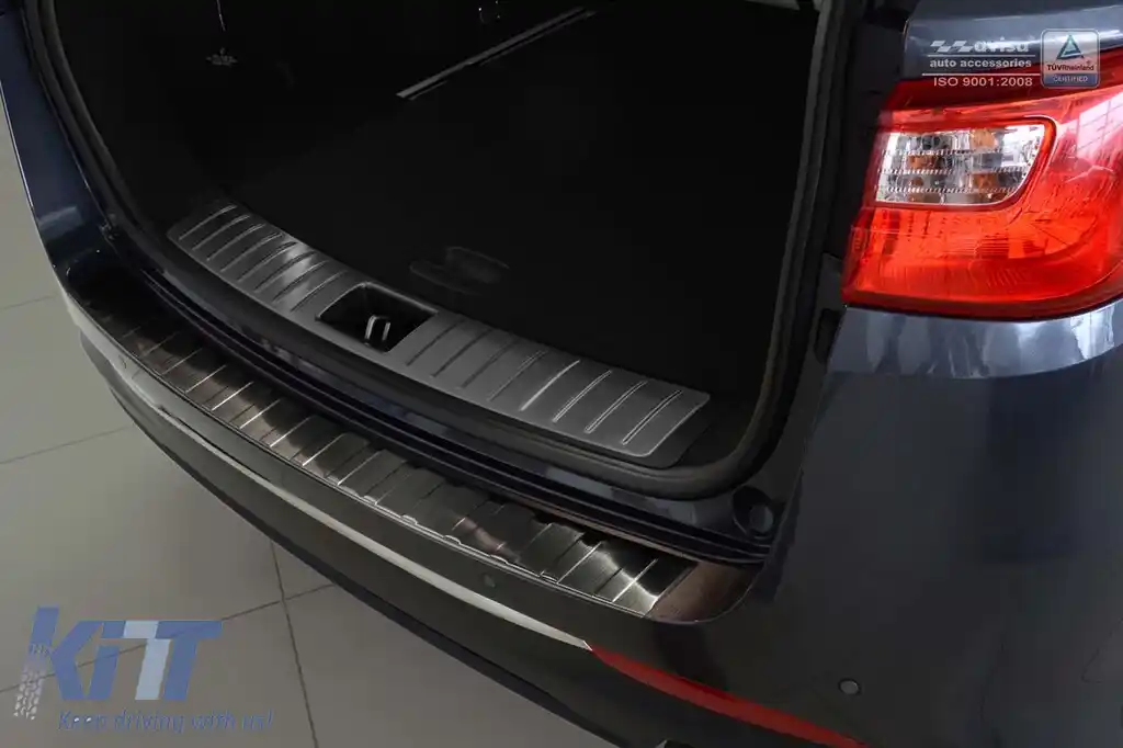 Protector de bara spate Avisa potrivit pentru Kia Optima break 2016-2018, după 2018, lac negru-image-6211864