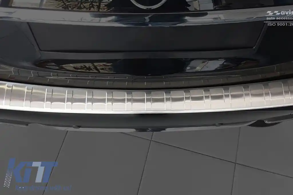 Protector de bara spate Avisa potrivit pentru Mercedes E-Class W213 break dupa 2019, crom-image-6129613