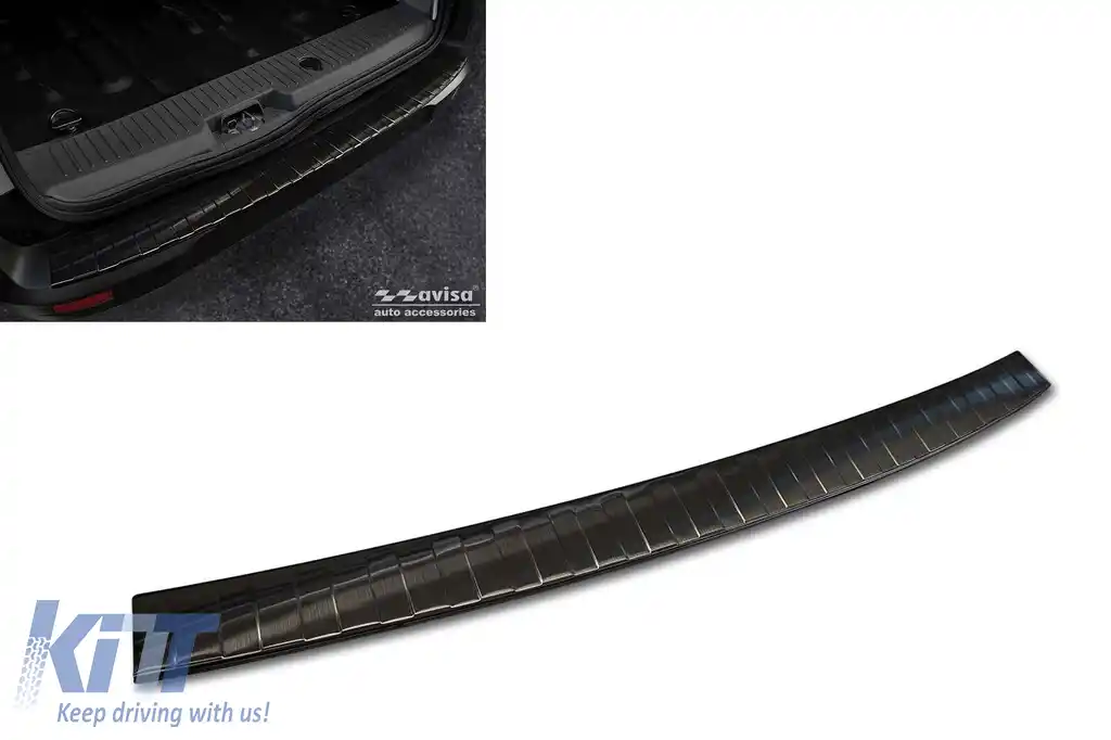 Protector de bara spate Avisa potrivit pentru Ford Transit, Tourneo Connect 2014-2022, lac negru