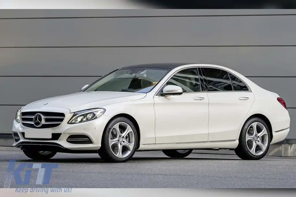 Protector de bara spate Avisa potrivit pentru Mercedes C-Class W205 sedan dupa 2014, culoare carbon-image-6129770
