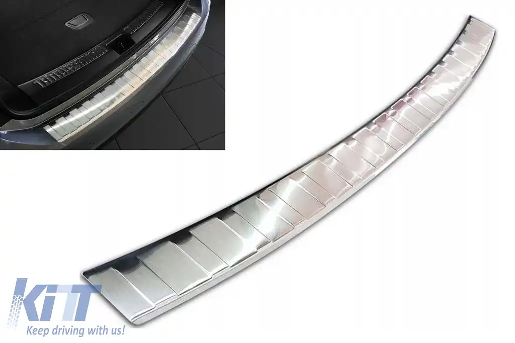 Protector de bara spate Avisa potrivit pentru Opel Insignia B break, GSI 2017-2020, după 2020, crom