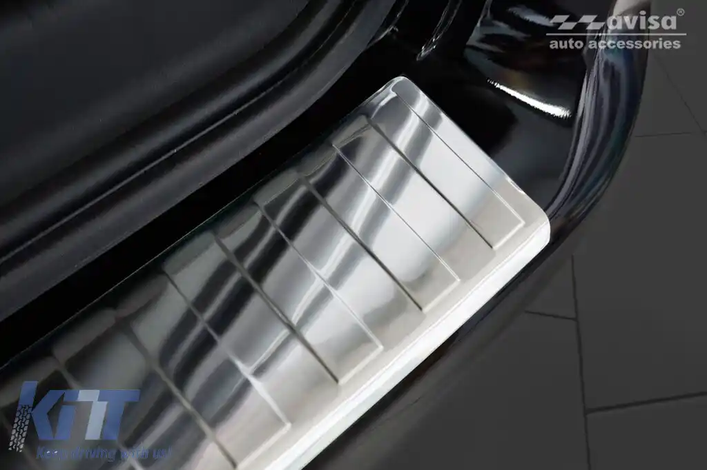 Protector de bara spate Avisa potrivit pentru Opel Combo E Life, Cargo după 2018, crom-image-6211614