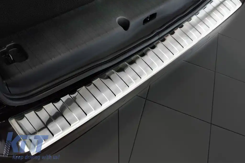 Protector de bara spate Avisa potrivit pentru Opel Combo E Life, Cargo după 2018, crom-image-6211615