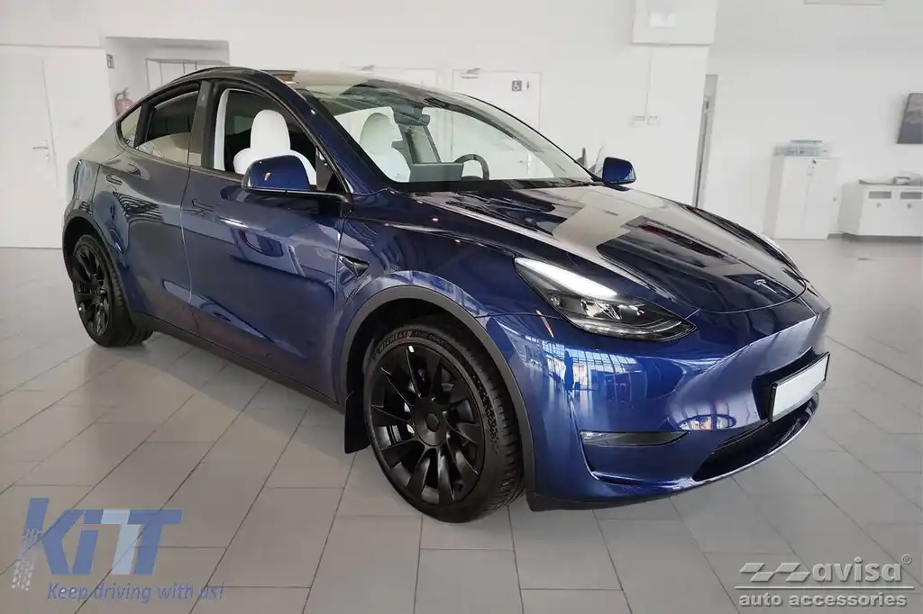 Protector de bara spate Avisa potrivit pentru Tesla Model Y după 2020, crom-image-6211684