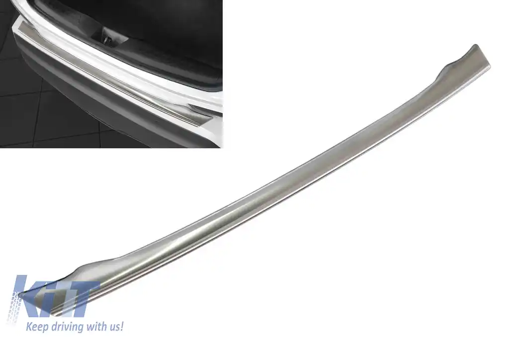 Protector de bara spate Avisa potrivit pentru Toyota C-HR Crossover 2016-2019, după 2019, crom