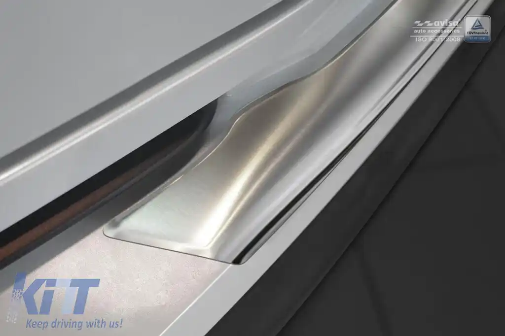 Protector de bara spate Avisa potrivit pentru Toyota C-HR Crossover 2016-2019, după 2019, crom-image-6211736