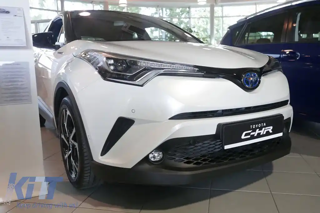 Protector de bara spate Avisa potrivit pentru Toyota C-HR Crossover 2016-2019, după 2019, crom-image-6211738